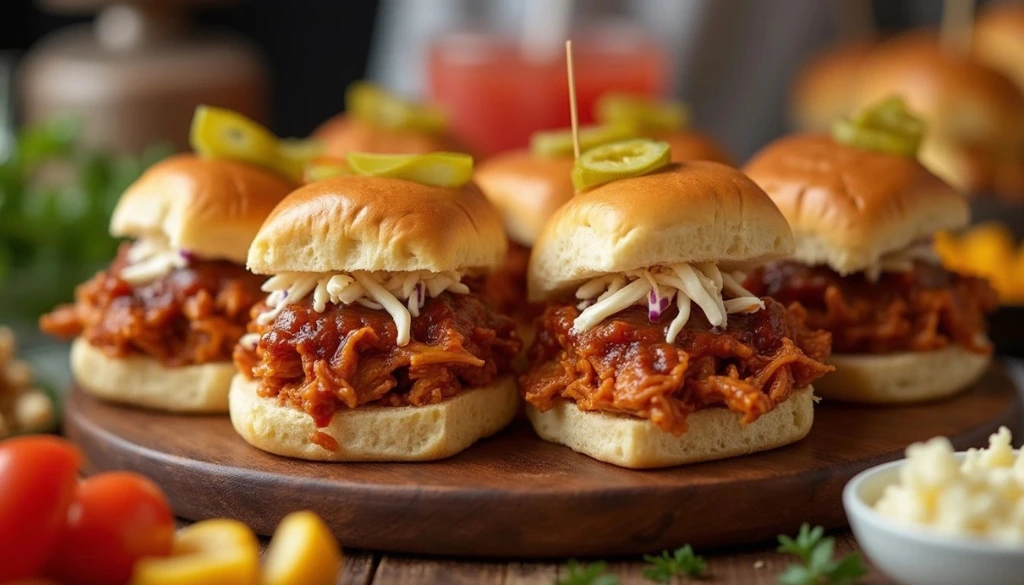 barbecue chicken sliders