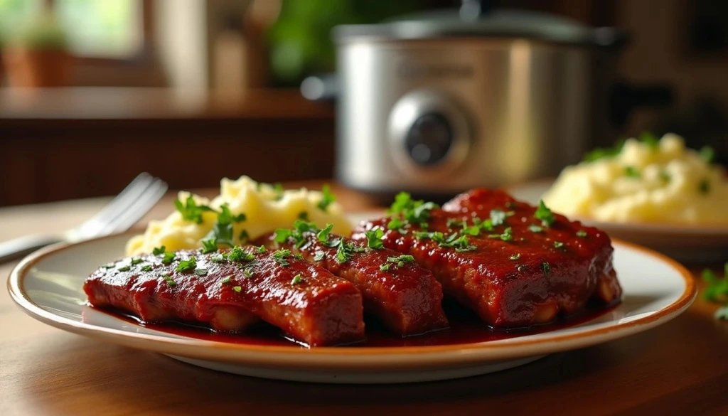 slow cooker boneless beef ribs