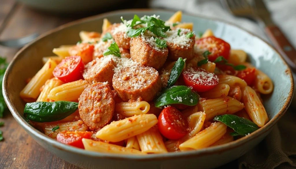 chicken sausage pasta