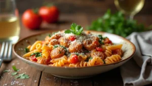 chicken sausage pasta