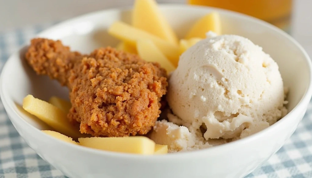 Fried Chicken Ice Cream