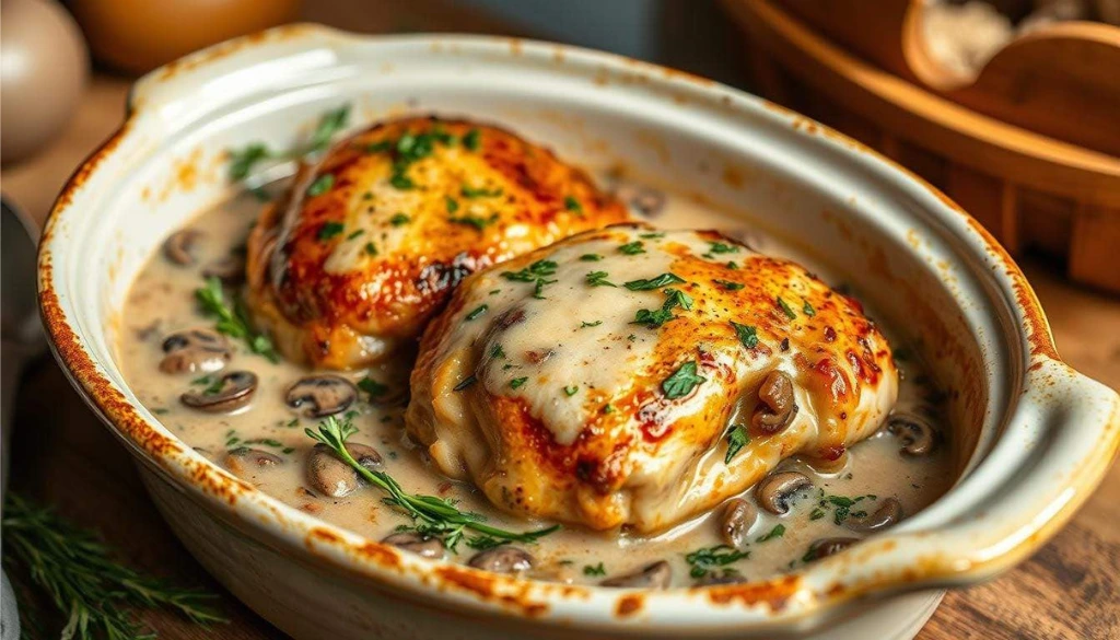 baked chicken with cream of mushroom soup