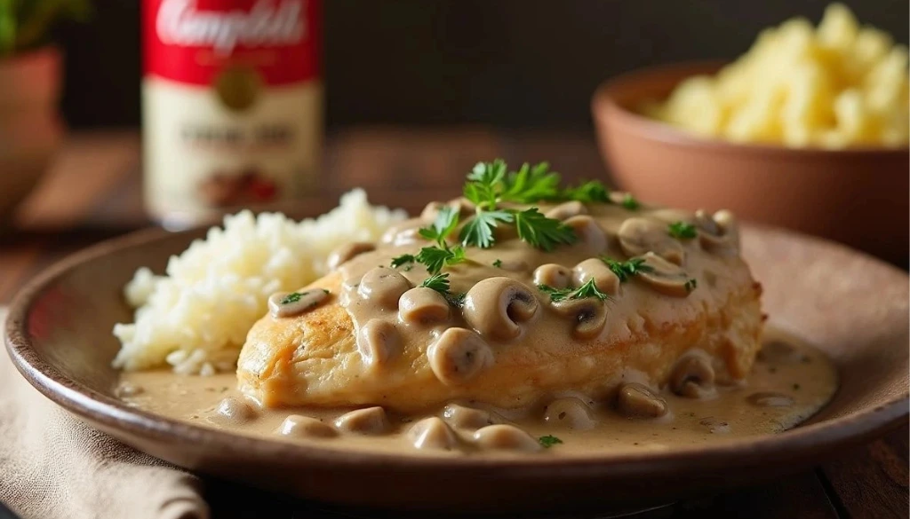 Campbell's cream of mushroom chicken recipe