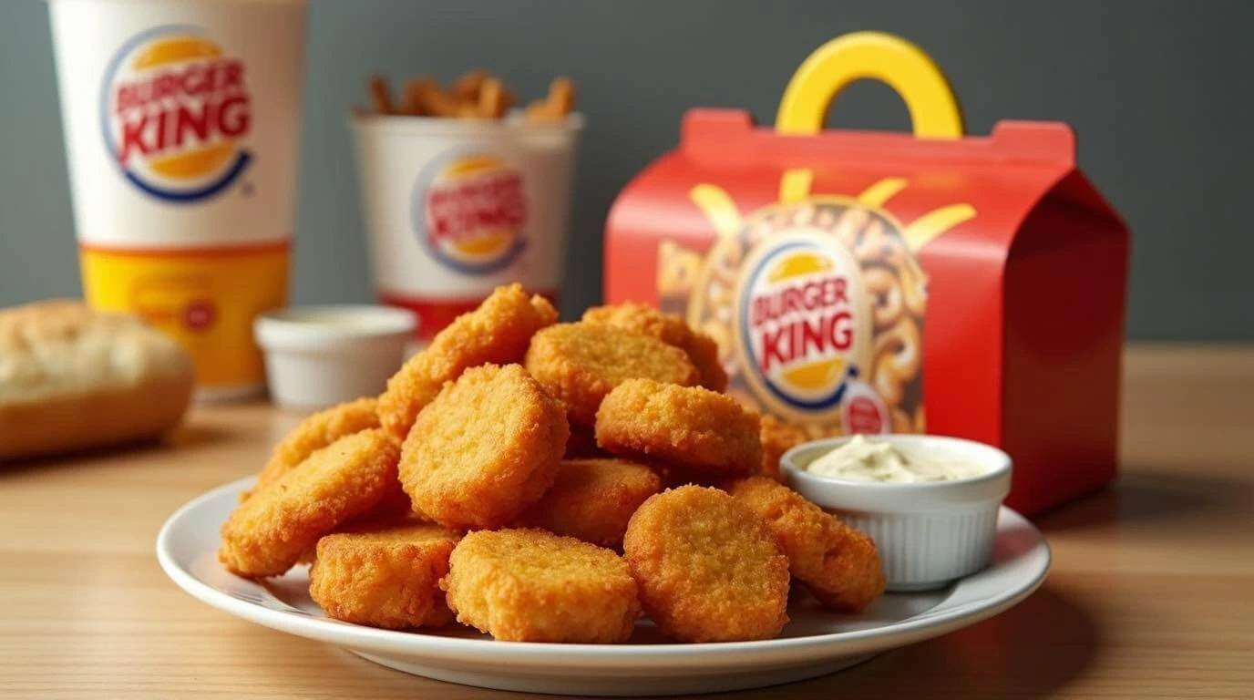 Burger King Chicken Nuggets - crispy and golden bite-sized chicken with a signature flavor.