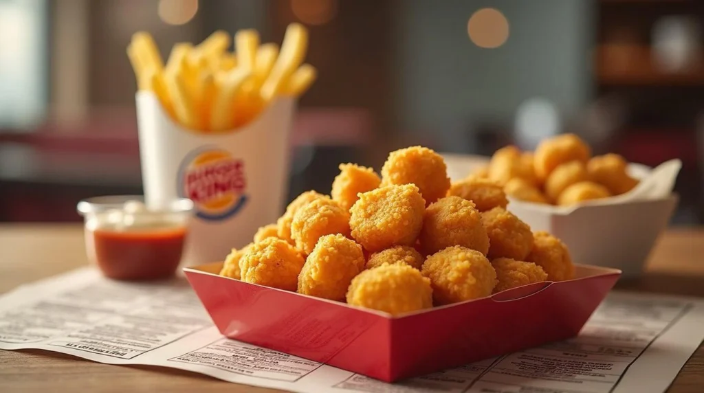 Burger King Chicken Nuggets - crispy and golden bite-sized chicken with a signature flavor