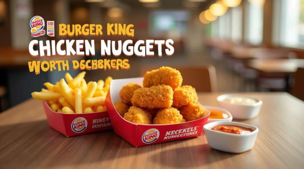 Burger King Chicken Nuggets - crispy and golden bite-sized chicken with a signature flavor