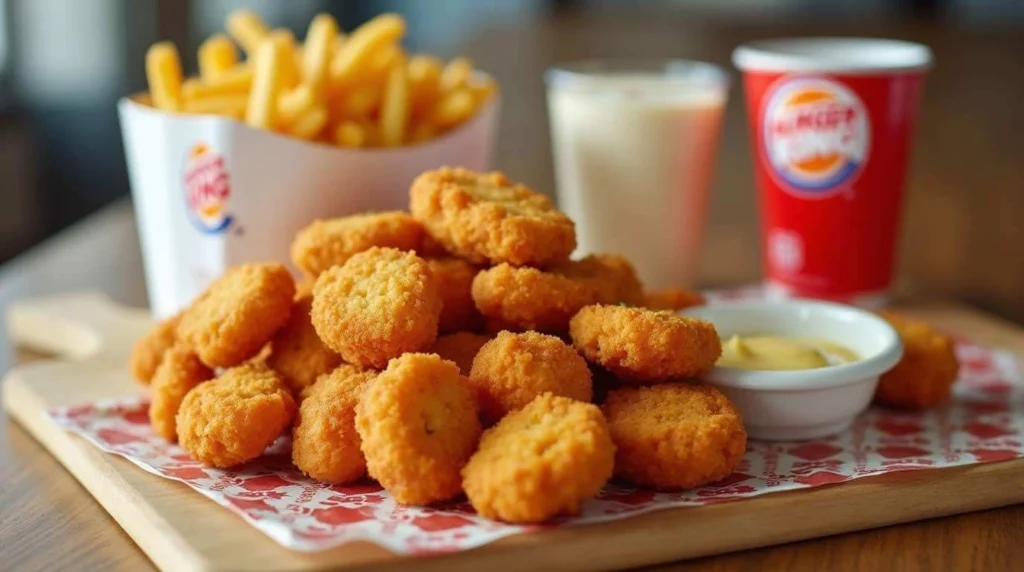 Burger King Chicken Nuggets - crispy and golden bite-sized chicken with a signature flavor.