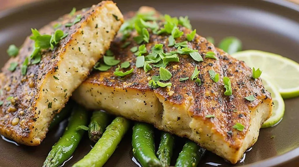 Mahi Mahi on the Grill  fillets with a golden, crispy crust on the grill.