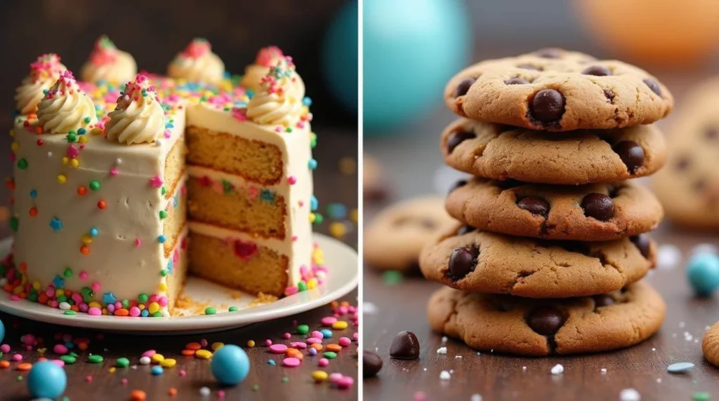 Cookie Cake vs Regular Cookies