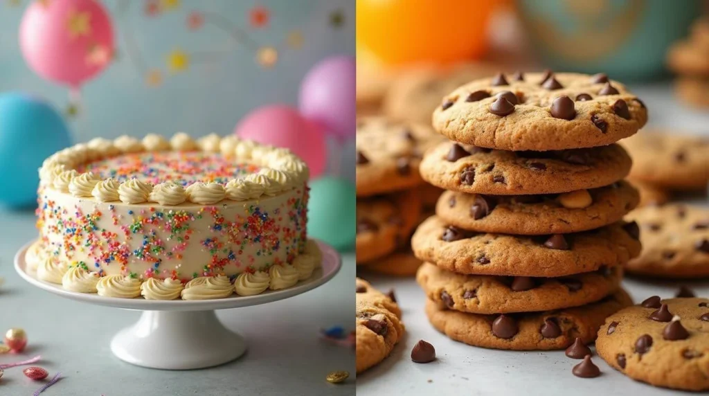 Cookie Cake vs Regular Cookies